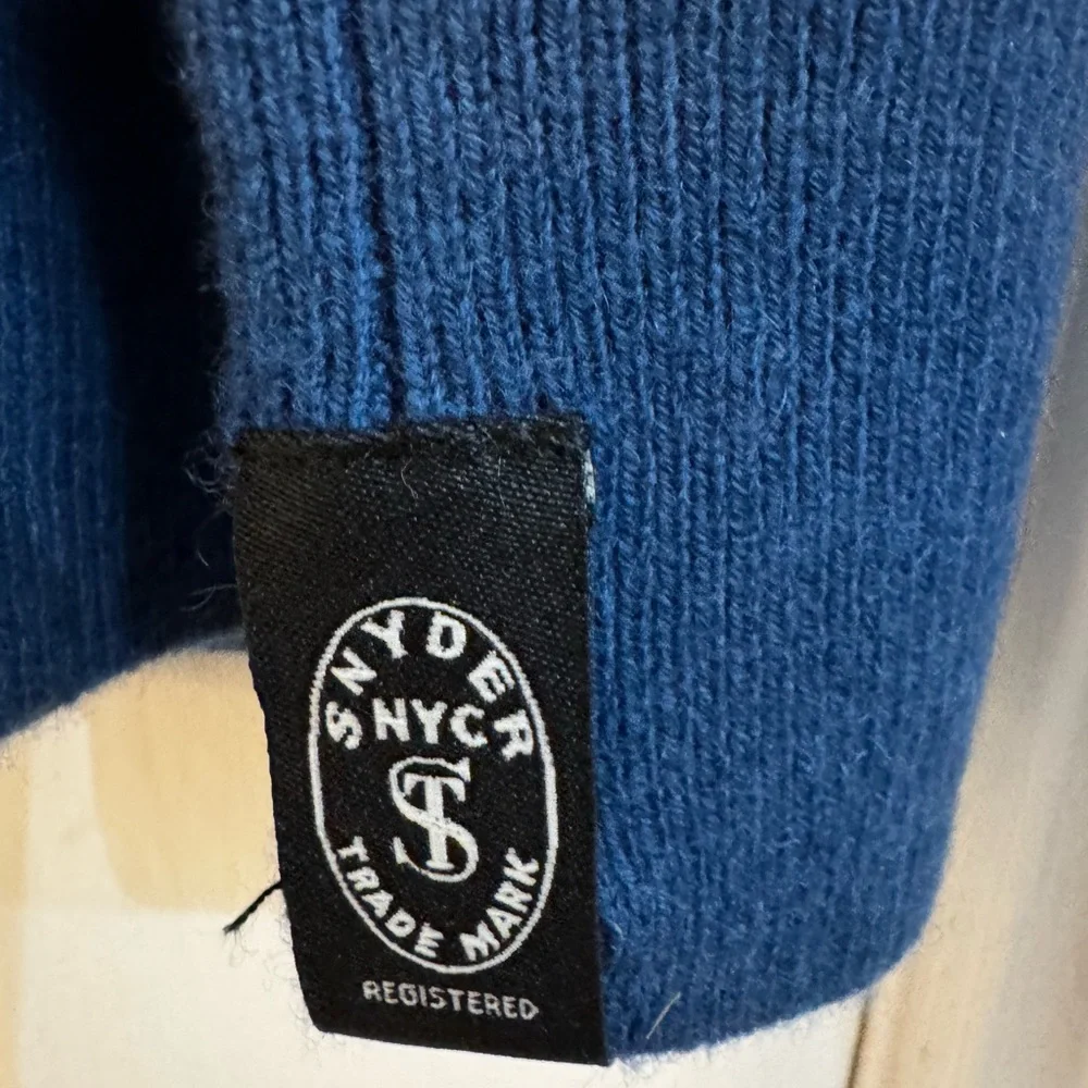 Todd Snyder Cashmere Cardigan Blue L - Picture 4 of 7